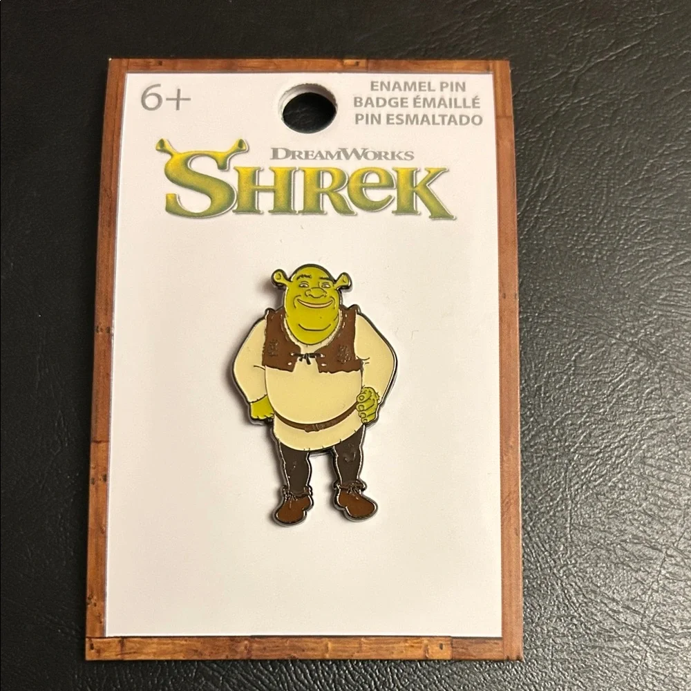 DreamWorks Shrek Character Pin in Green and Brown - Picture 1 of 2